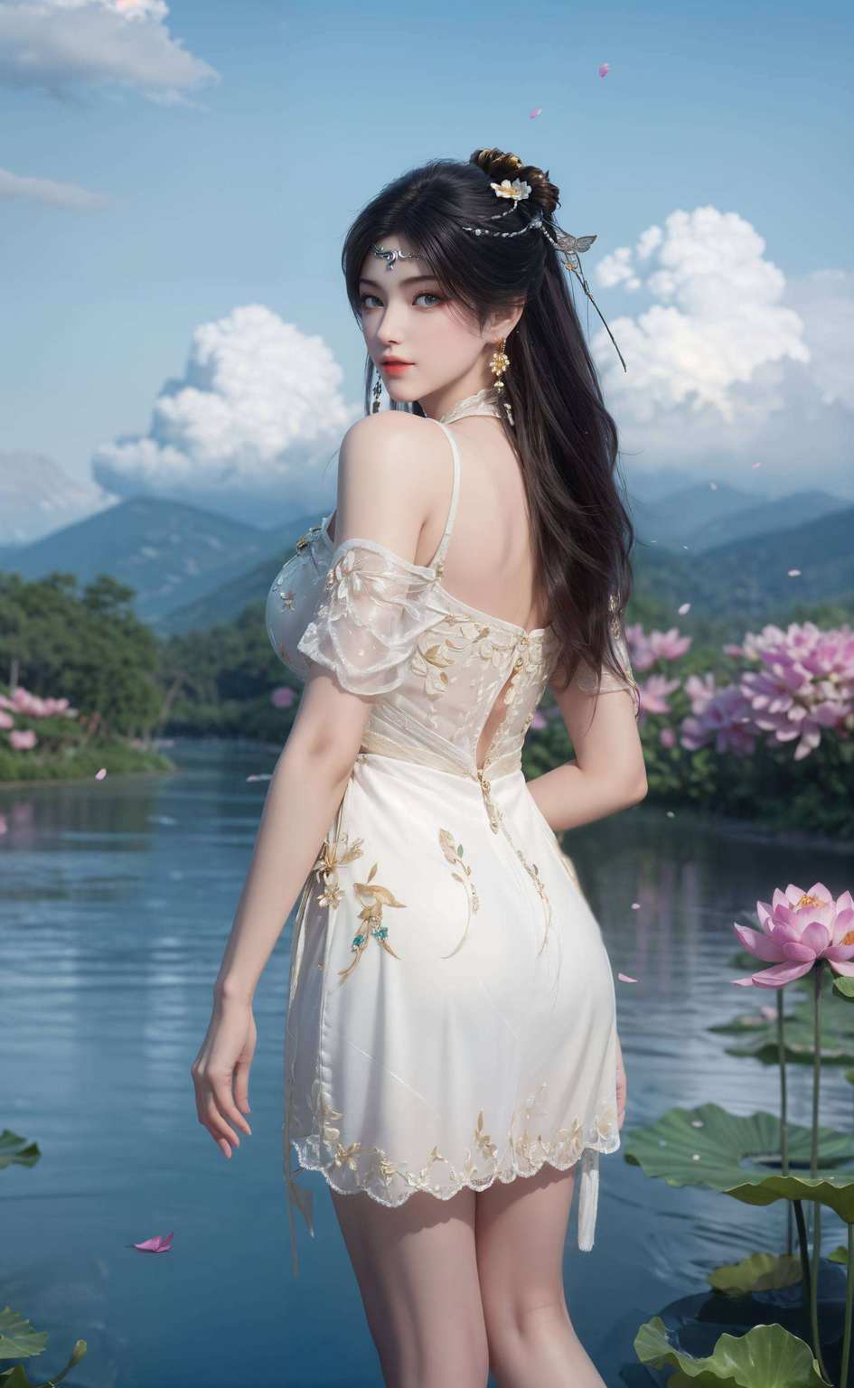 谁让她既是我们国漫的美丽女神这位国漫界的女神可真是让人眼前一亮！她不仅有着诛仙世界里的仙气
