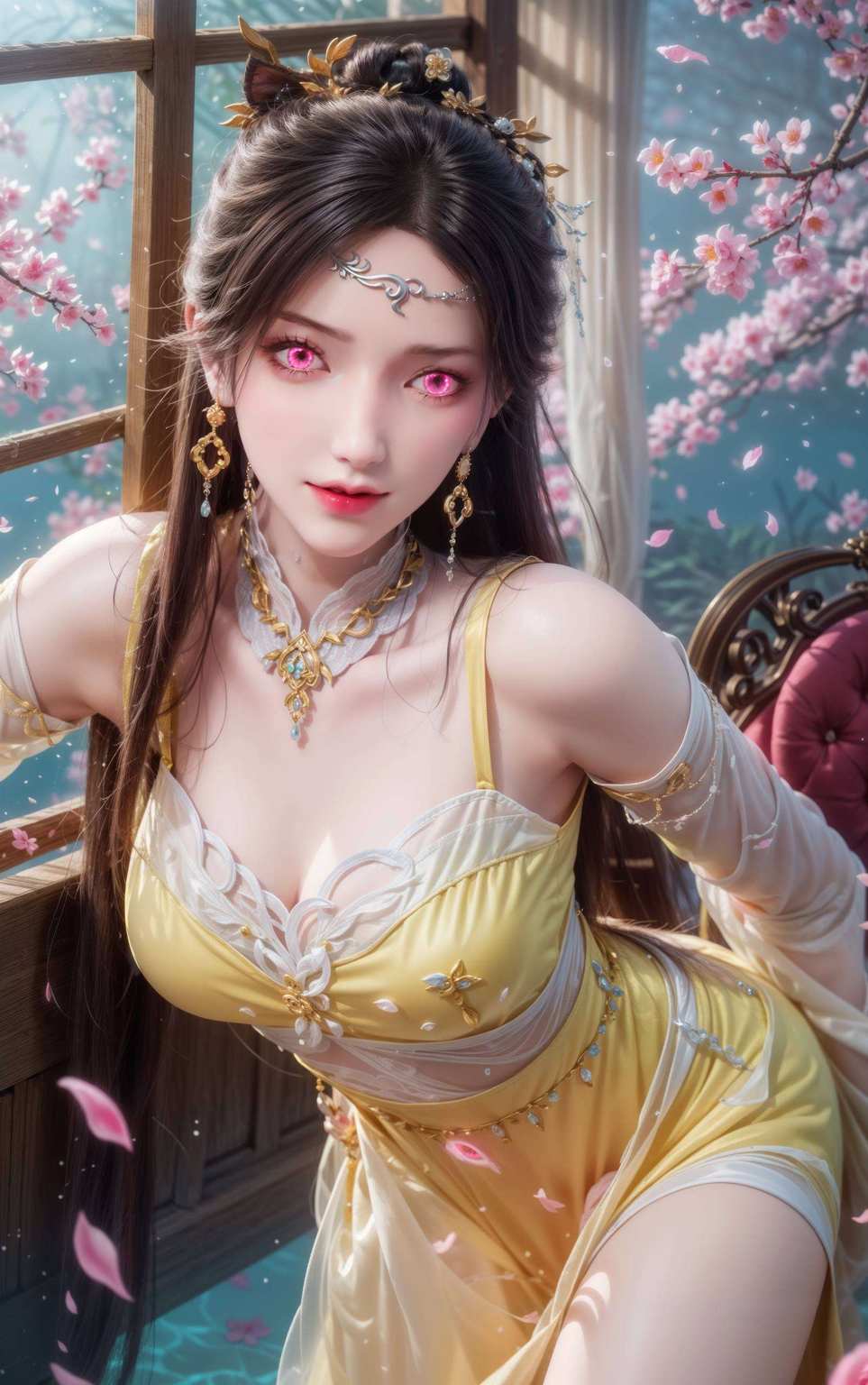让你的电脑也变成国漫风的粉色梦幻乐园吧！嘻嘻哈哈的样子