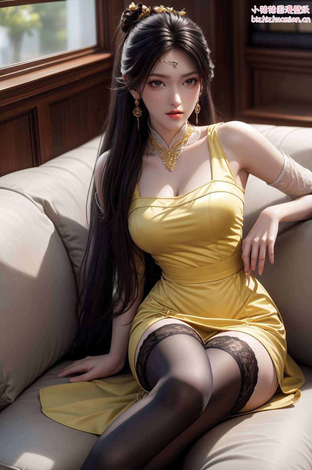 快来给你的电脑也穿上这件华丽的玄幻外衣不论是金瓶儿的神秘气质