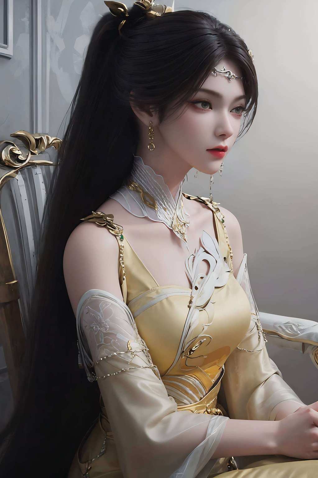 仿佛在说：“快来戳我呀戳我呀！”谁说国漫美女只能温柔如水？金瓶儿这小妮子就能让你笑出声来