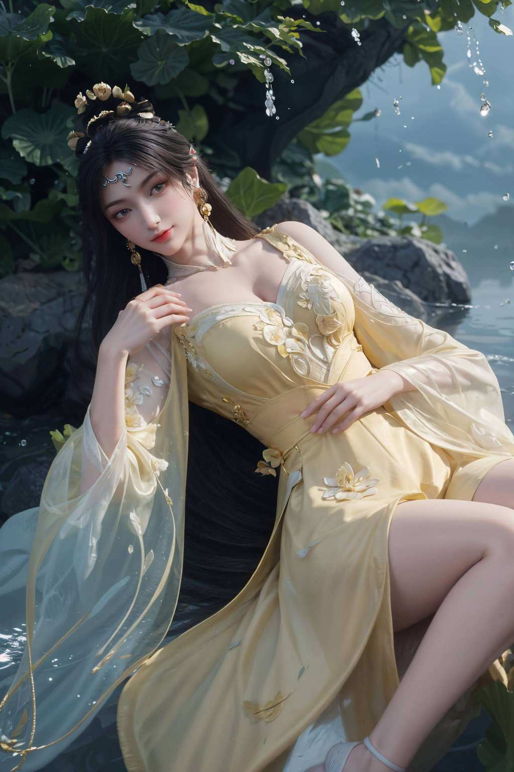 壁上粉香浓国漫美女尽显神韵