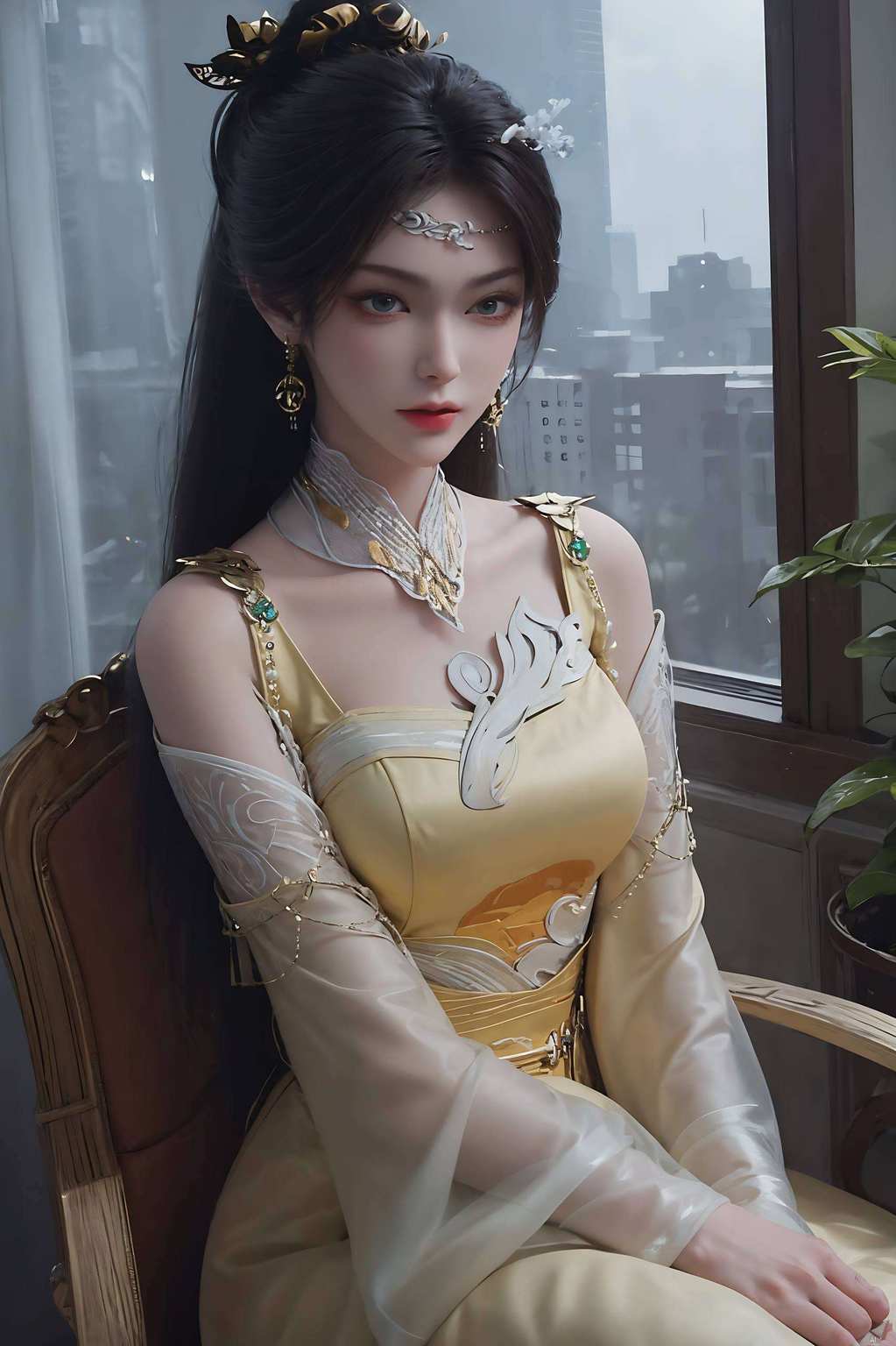 PC上也要美美哒！快把这位国漫美女设成壁纸美得让人忍不住偷多看几眼哦！她是仙班的时尚达人