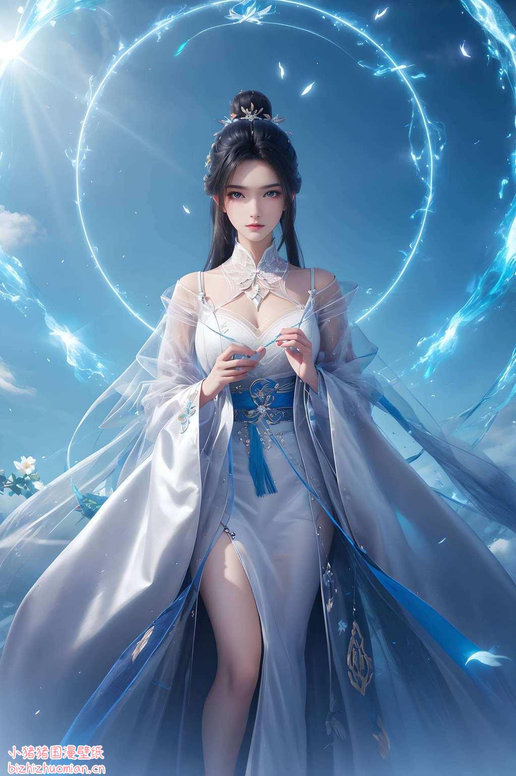 每天开机都能看到她那冷艳的美貌嘻嘻