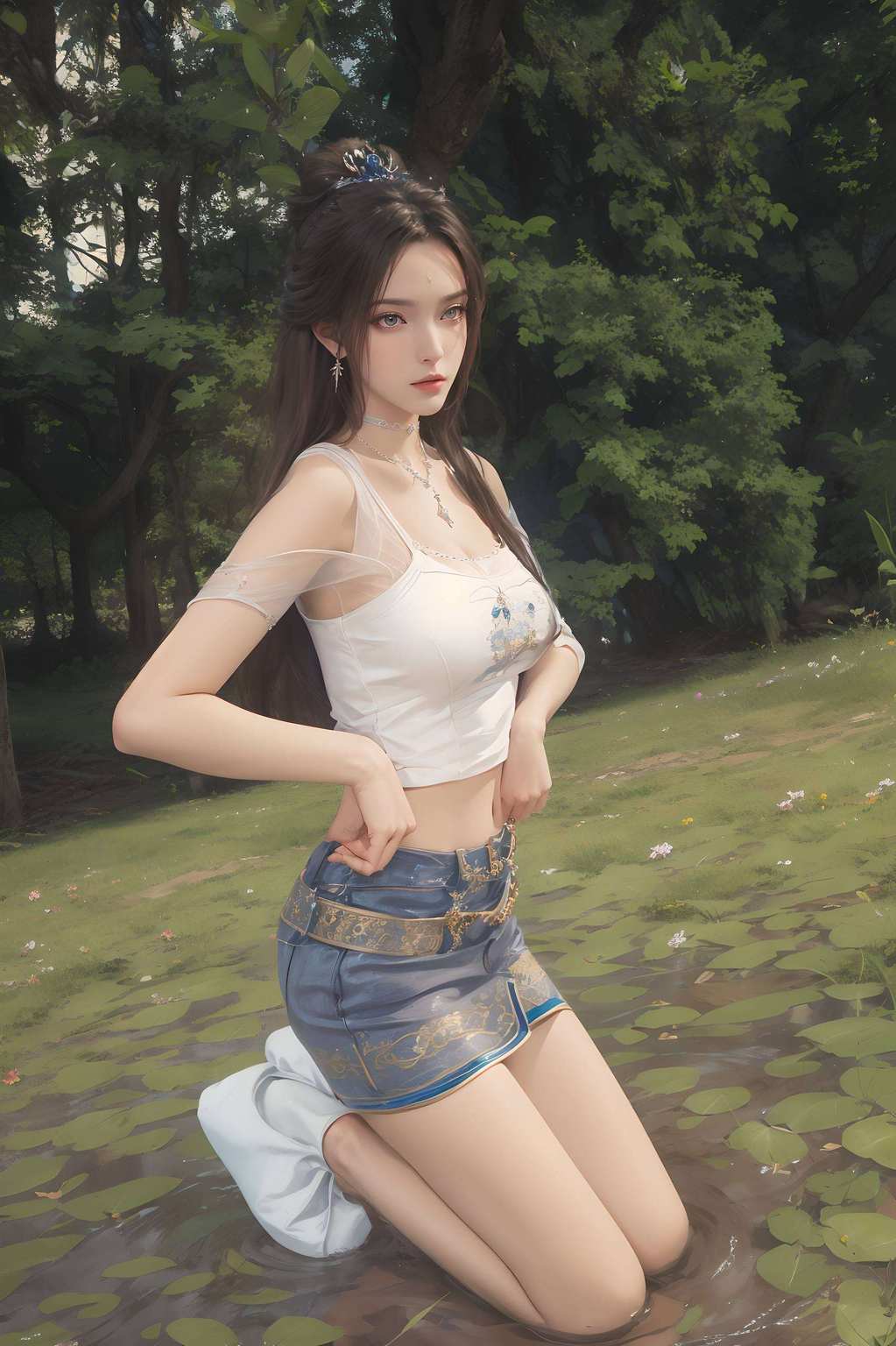 想要让眼睛大餐一顿吗？这陆雪琪和田灵儿的壁纸轻松开启美好一天！这样的国漫壁纸