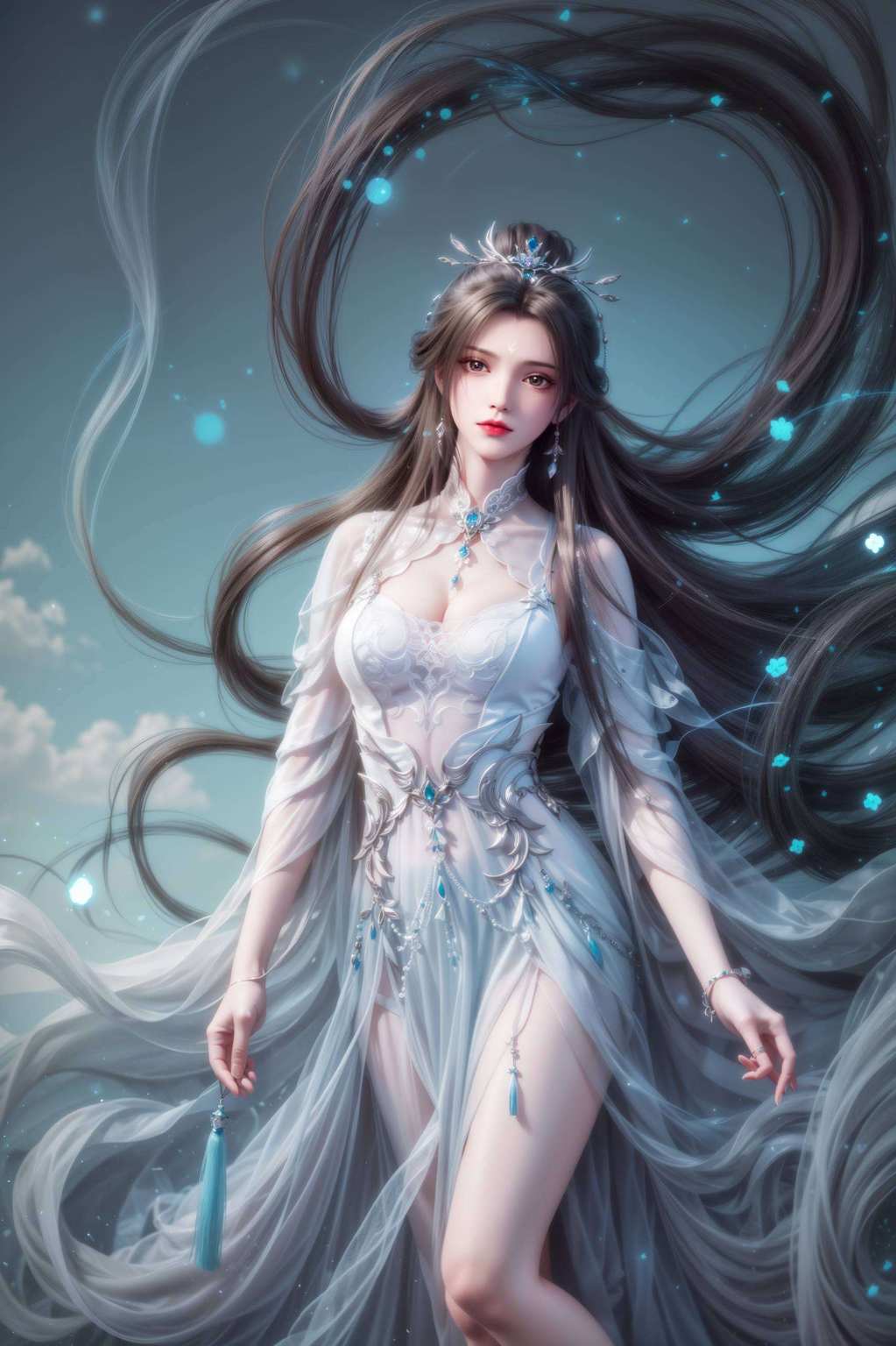 她是国漫中的女神每一次她的眼神流转