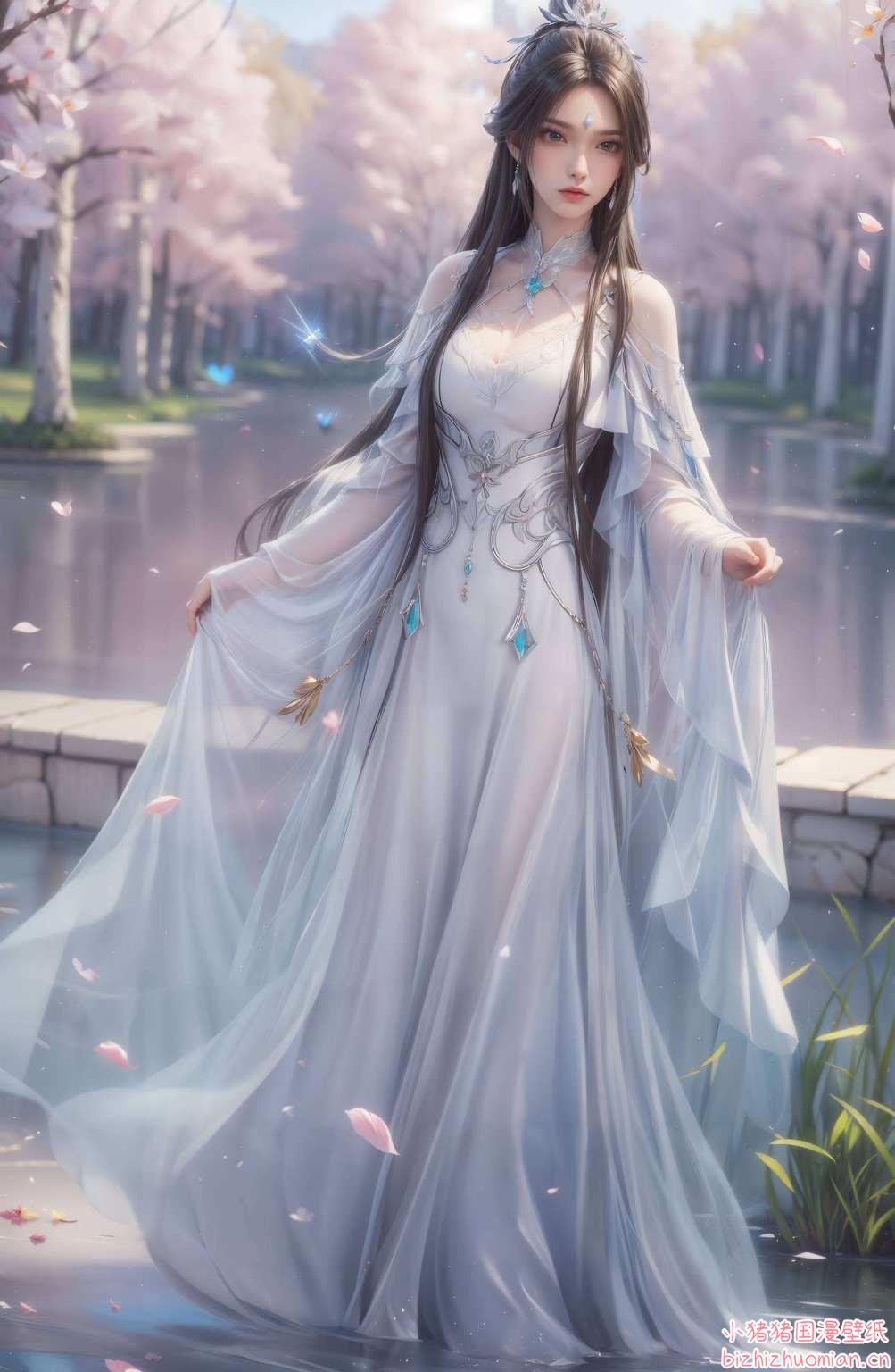 这是陆雪琪从诛仙2里穿越到你电脑屏幕的魔法！满满的国漫女神风想要你的电脑也能美美哒