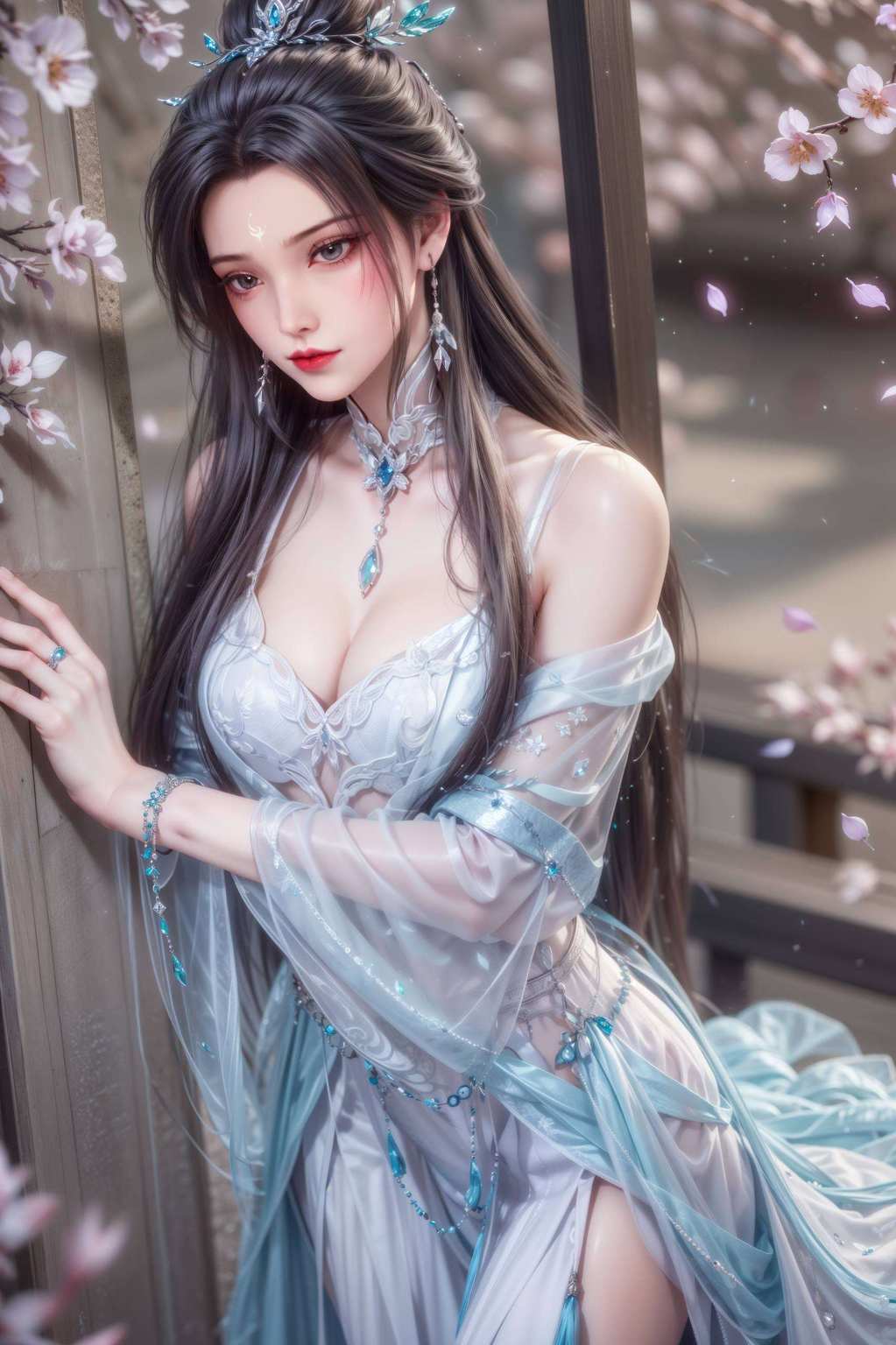 一个冷艳高贵听说你们想要点粉色的小确幸？那就让我来给你们介绍一款陆雪琪和田灵儿的超梦幻组合壁纸吧！这两个国漫女神