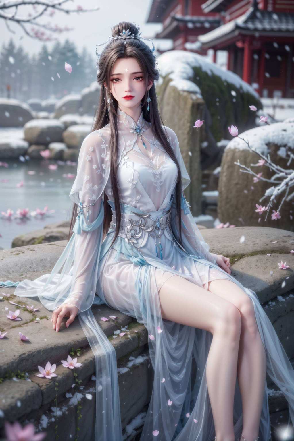 是不是瞬间感觉自己置身于粉色梦幻的玄幻世界？快来一睹国漫女神的风采吧保证让你的电脑也变成美美哒！
