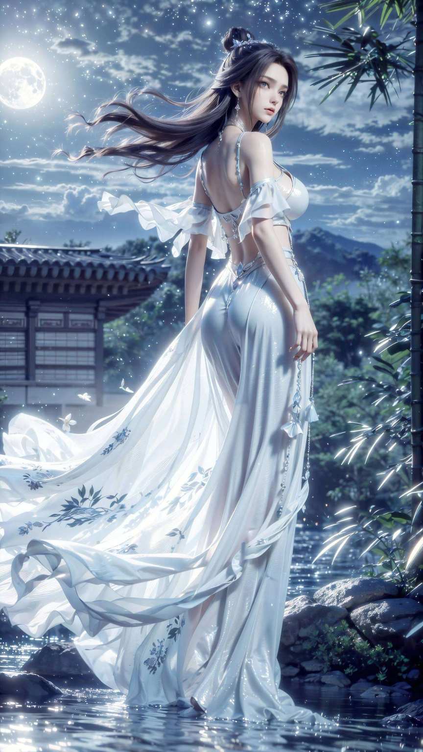 如同那飘渺的云朵她的每一个眼神、每一个微笑