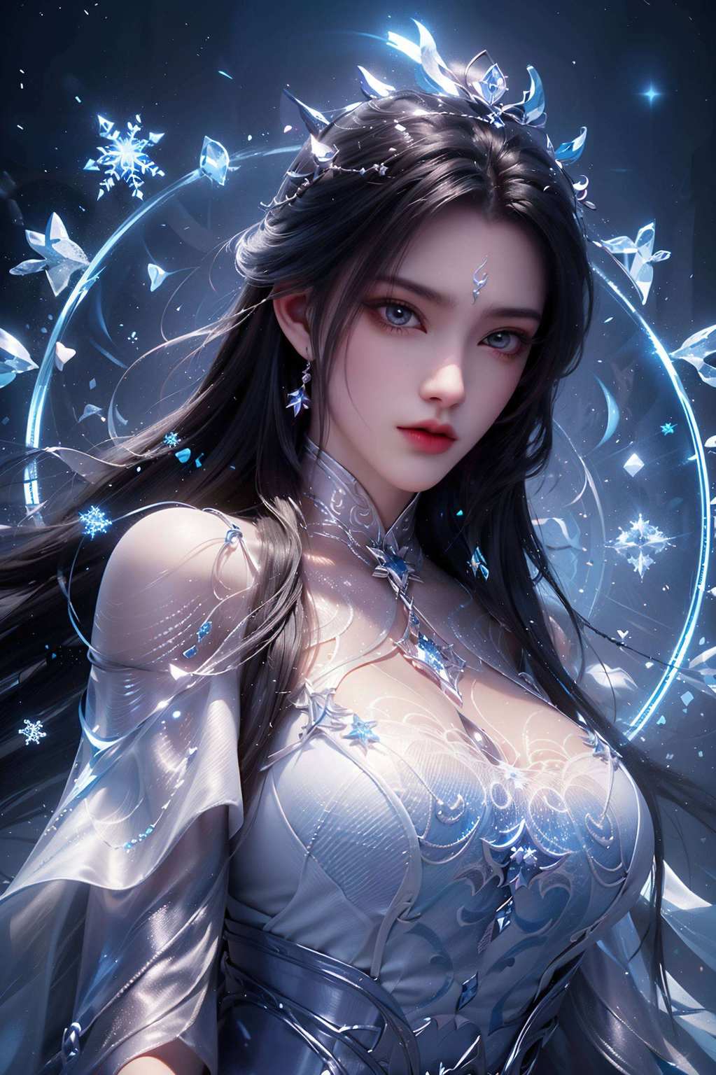 陆雪琪者玄幻色彩渲染