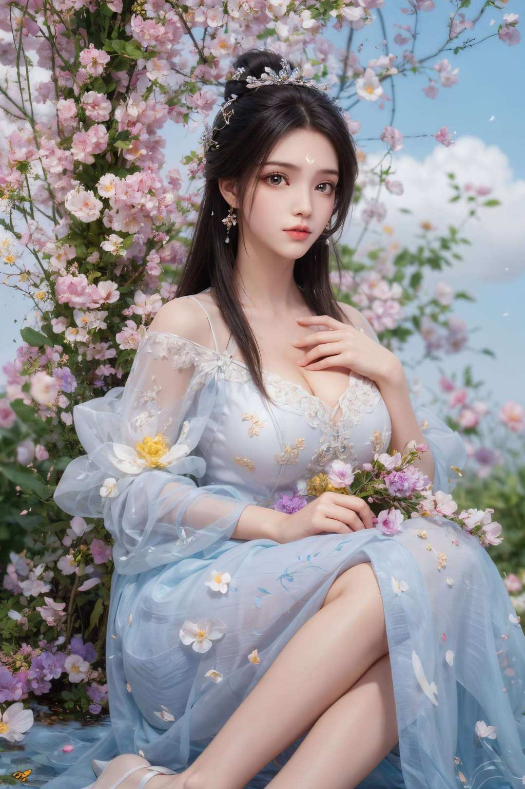 这可是免费壁纸包哦我这就给你介绍一位国漫界的颜值担当——陆雪琪壁纸手绘版！这位小姐姐不仅人美声甜