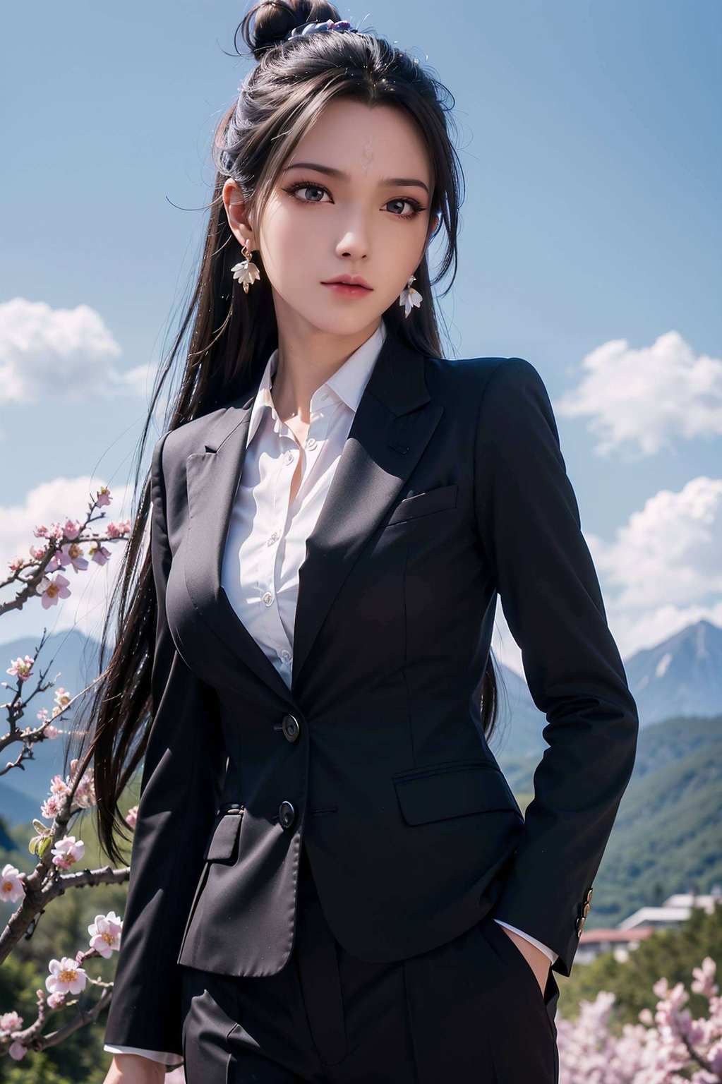 嘿它是融合了国漫经典诛仙中的女神陆雪琪的高清游戏图片壁纸