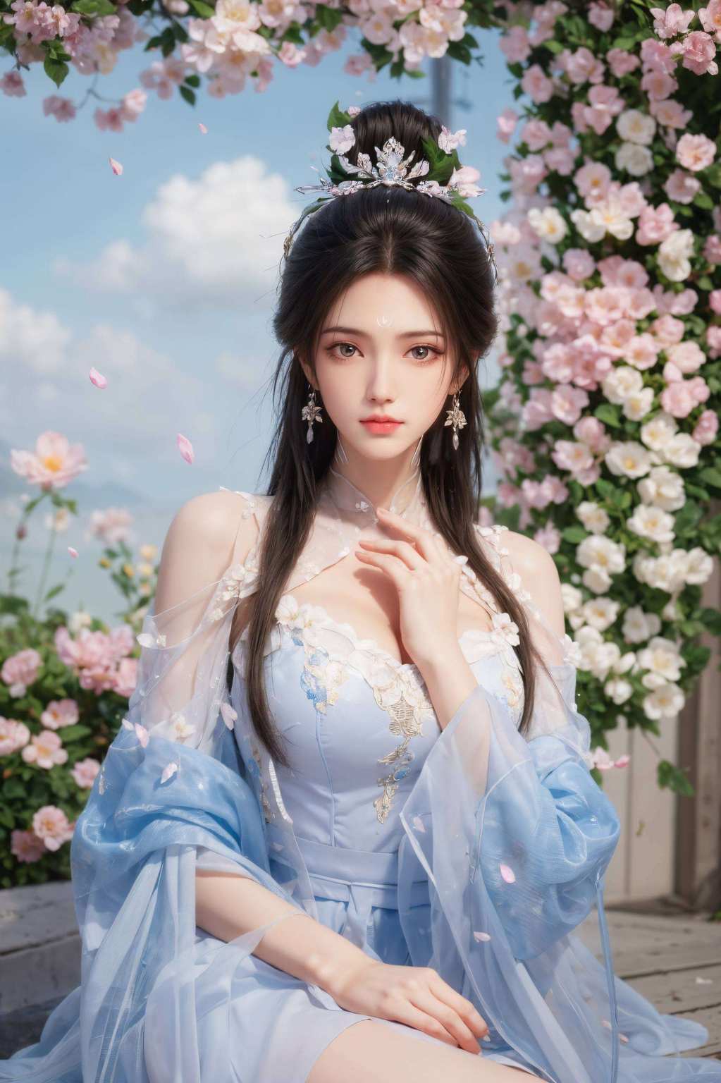 国漫女神的魅力这粉色系的壁纸包