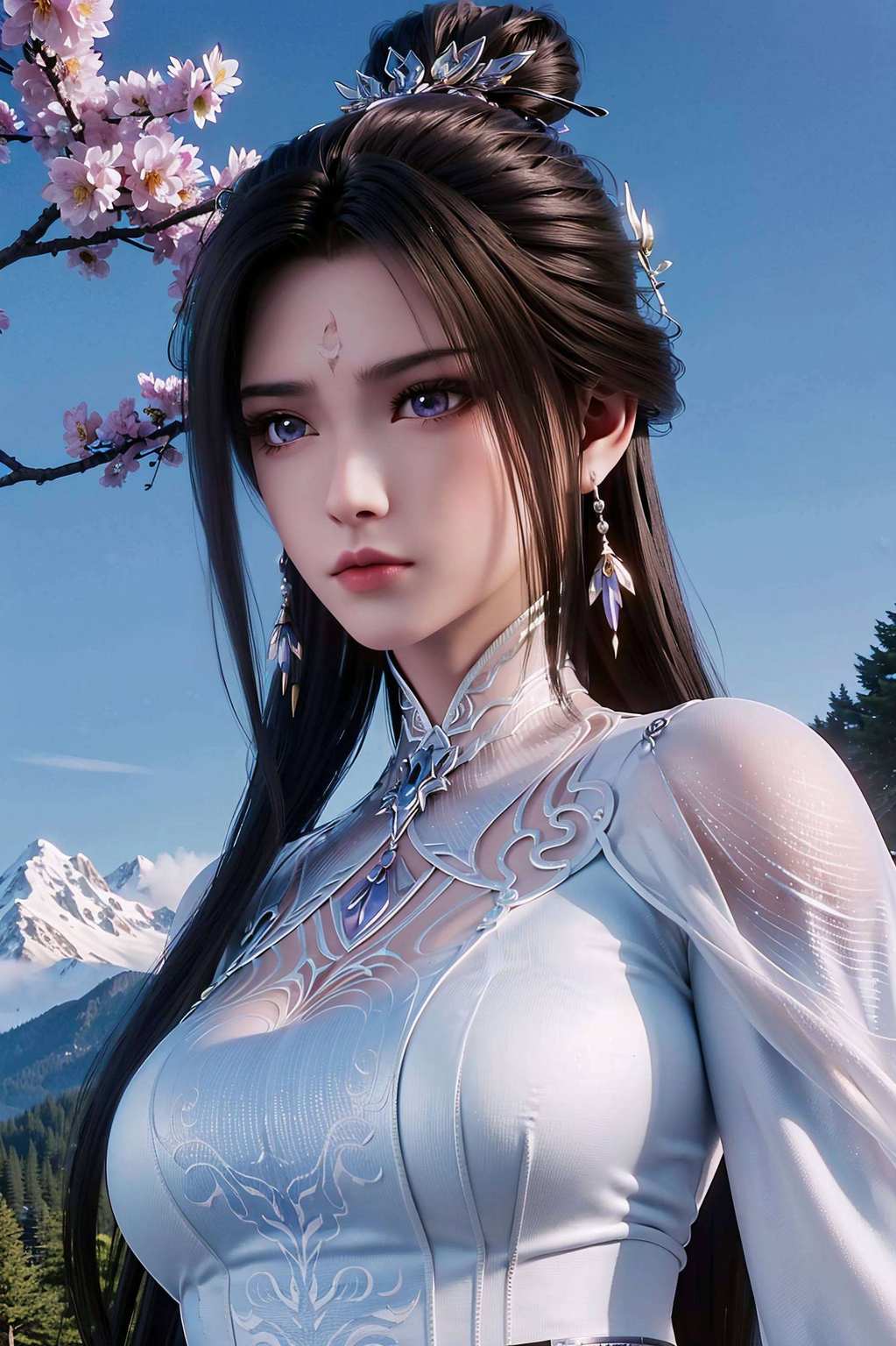 拿去不谢！看这身材壁纸图片谁让雪琪姐姐不仅人美