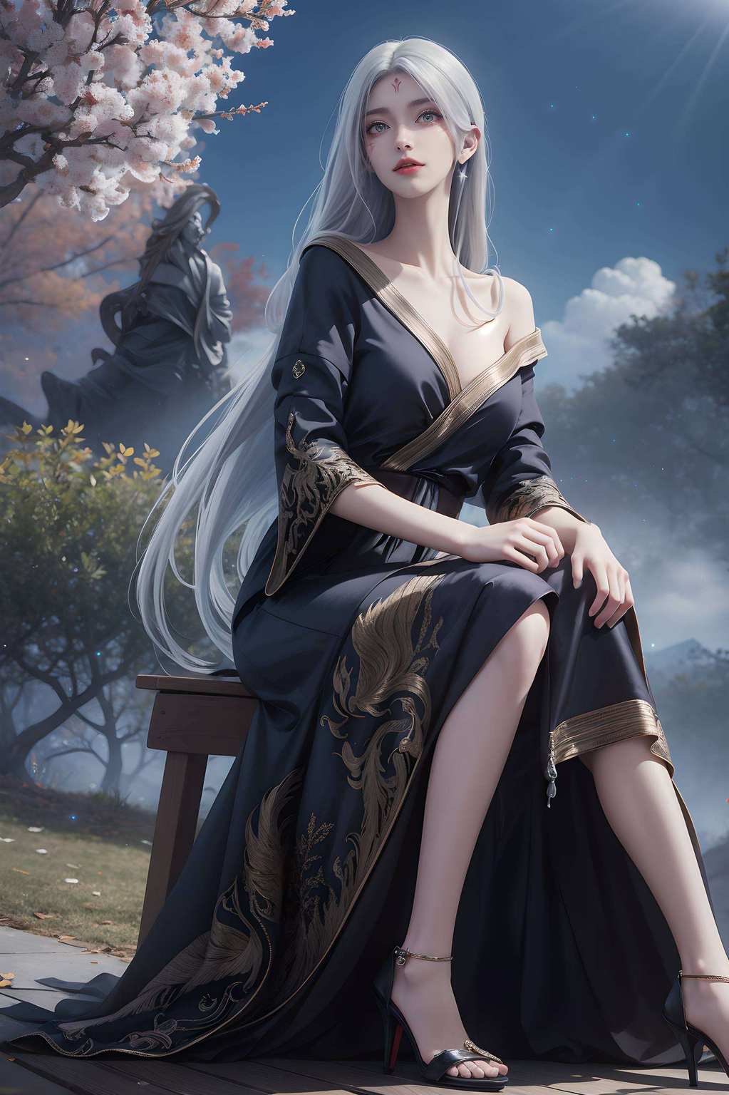 动漫美女映粉心诛仙世界翩翩起
