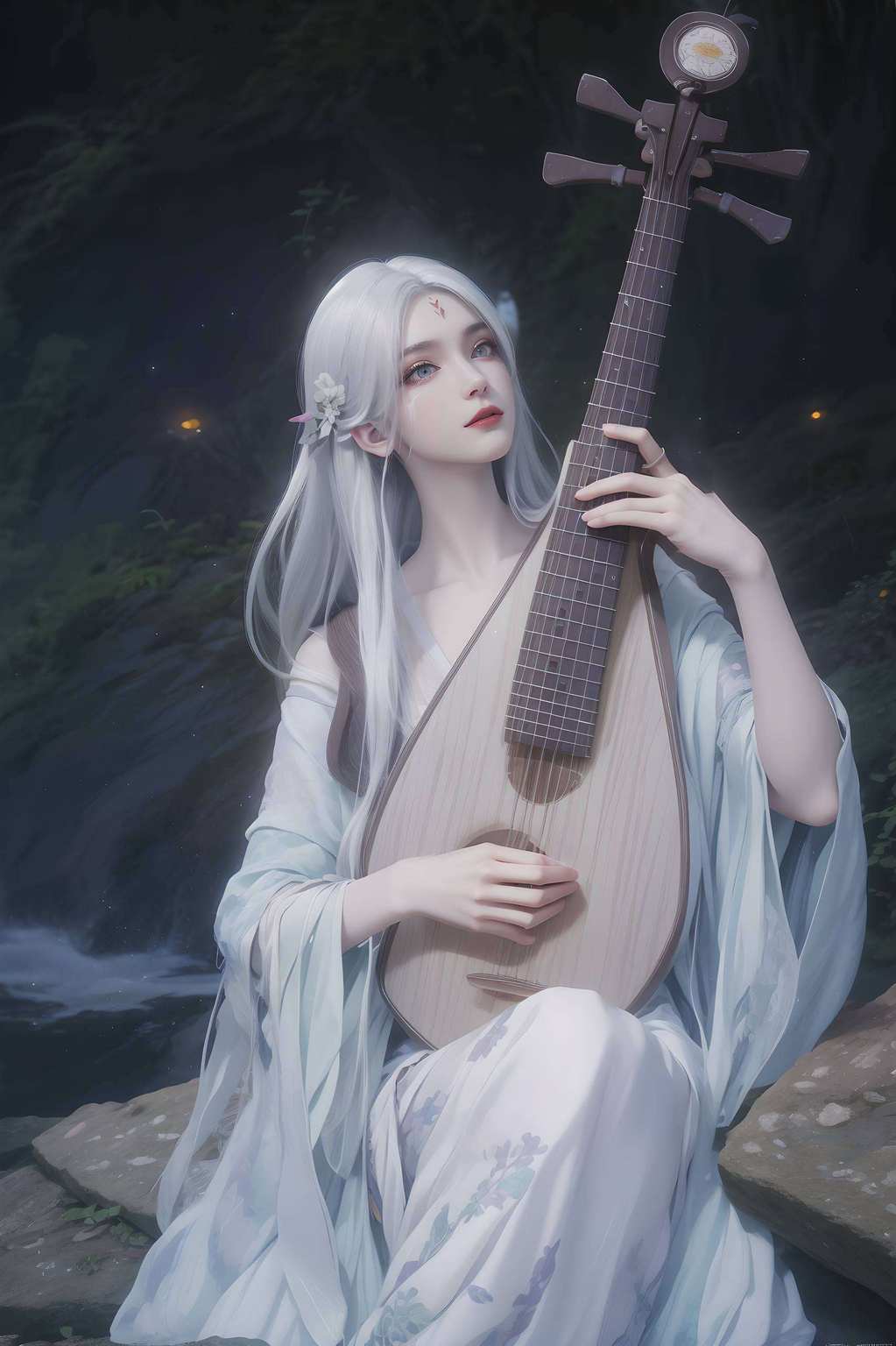 她不仅是动漫中的女神小白壁纸中