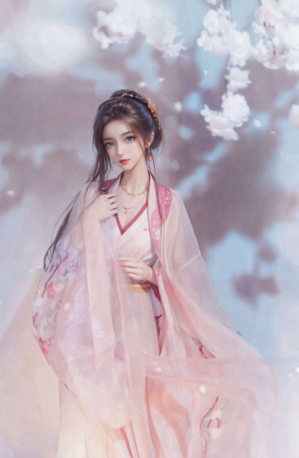 还是国漫中的绝世美女手机控们