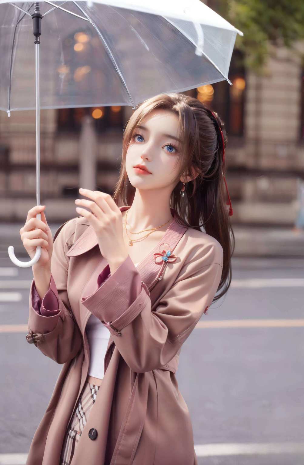 宛若粉色仙子降临人间以悦目畅心怀
