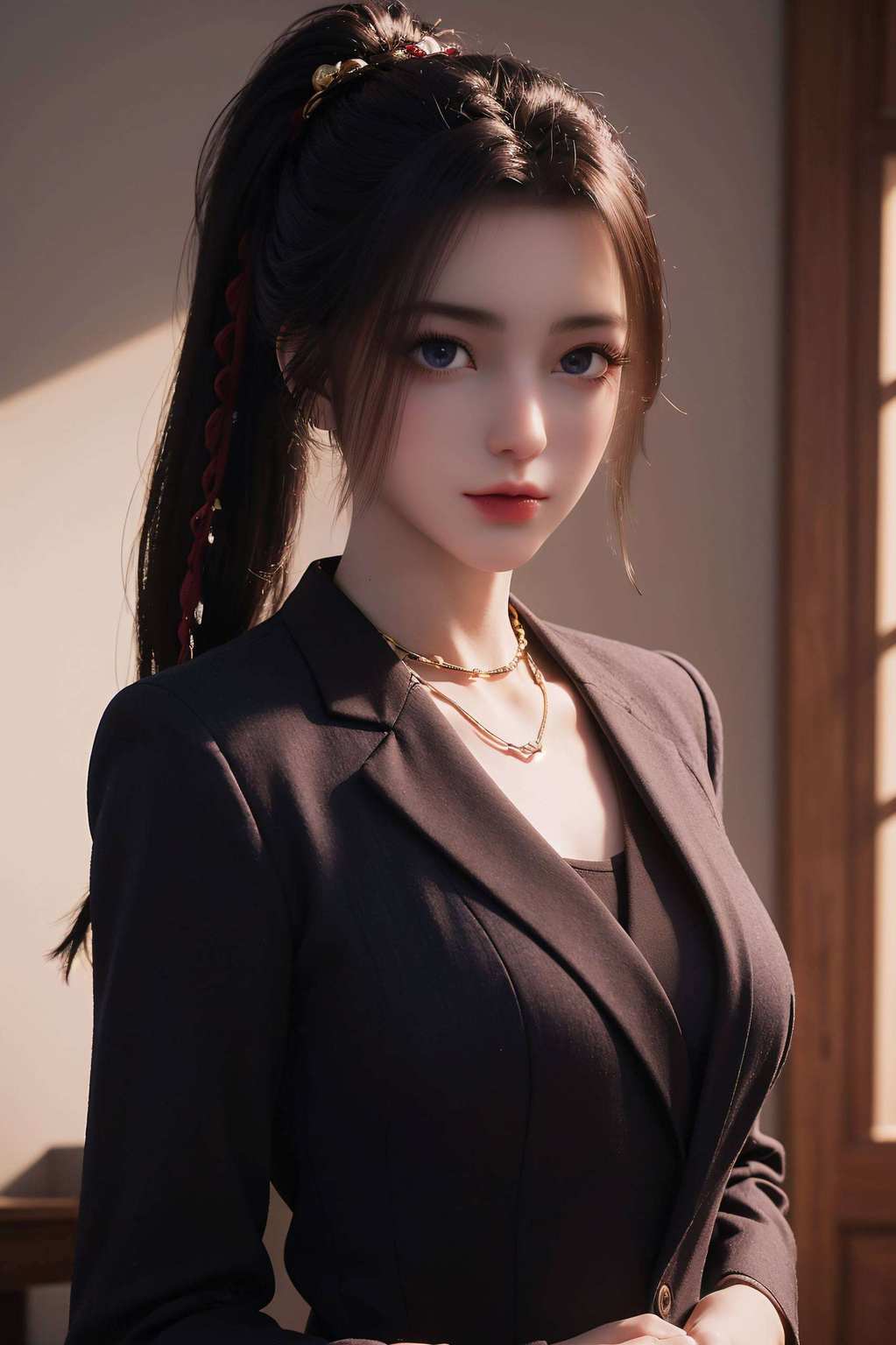 让你的电脑瞬间变成诛仙的世界！这位国漫女神不仅美得让人心跳加速周小环那双灵动的大眼睛